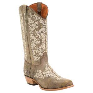 VACCARI BOOTS Brown Made In Mexico Leather Brooklyn Western Boots